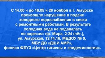 Оперативная обстановка на территории Амурского района от 02.12.2019