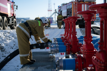 Сотрудники ООО &laquo;Транснефть &ndash; Дальний Восток&raquo; и пожарной части п. Эльбан (Хабаровский край) ликвидировали условное возгорание на нефтеперекачивающей станции №3 &laquo;Амурская&raquo;