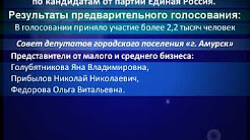 Предварительное голосование по кандидатам